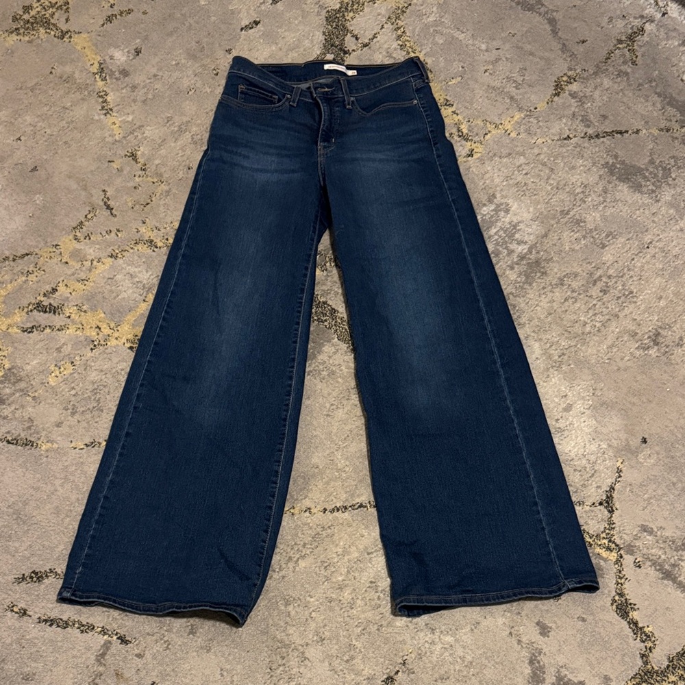 Levi's Dark Indigo Flare Jeans
